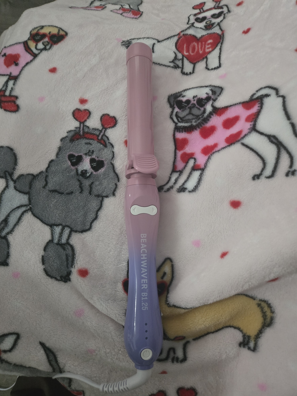 Beachwaver B1.25 Pink Sunset Curling Iron